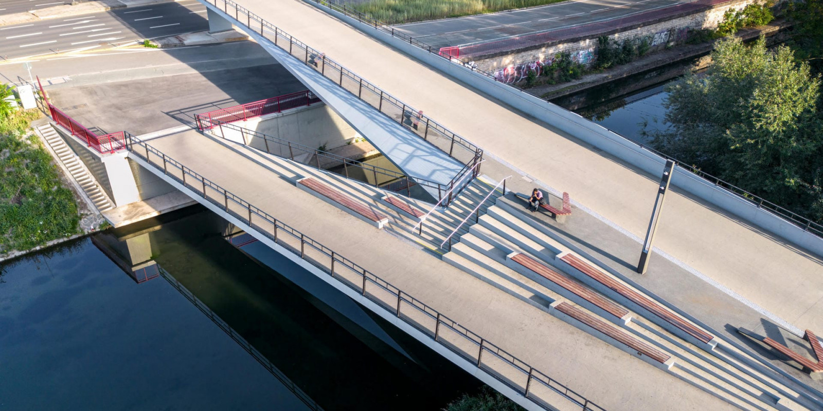 Promenadendeck Erfurt – Fuß- und Radwegbrücke