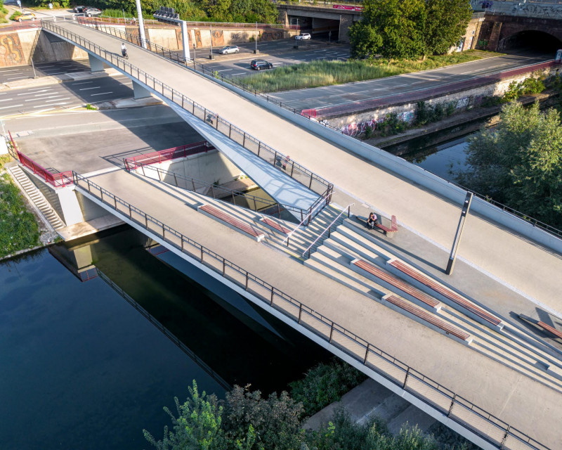 Promenadendeck Erfurt – Fuß- und Radwegbrücke